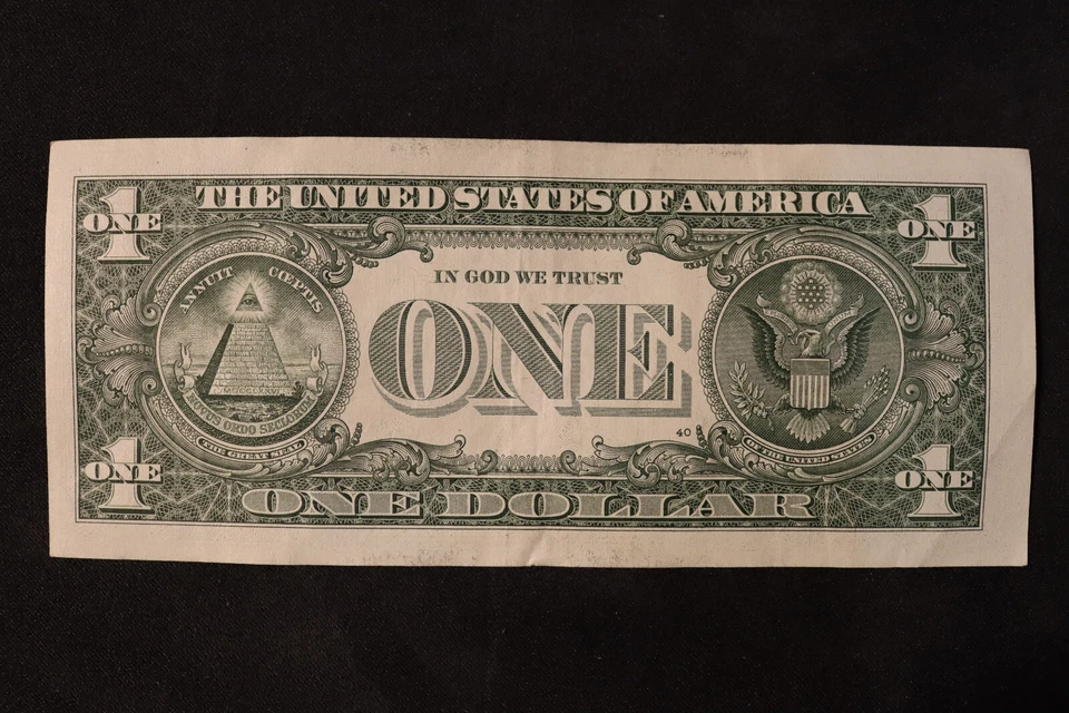 [JAN 15, 1961] [NOV 5, 1961] ONE DOLLAR FANCY BIRTHDAY NOTE  SN D 11501961 D - Image 3 of 3