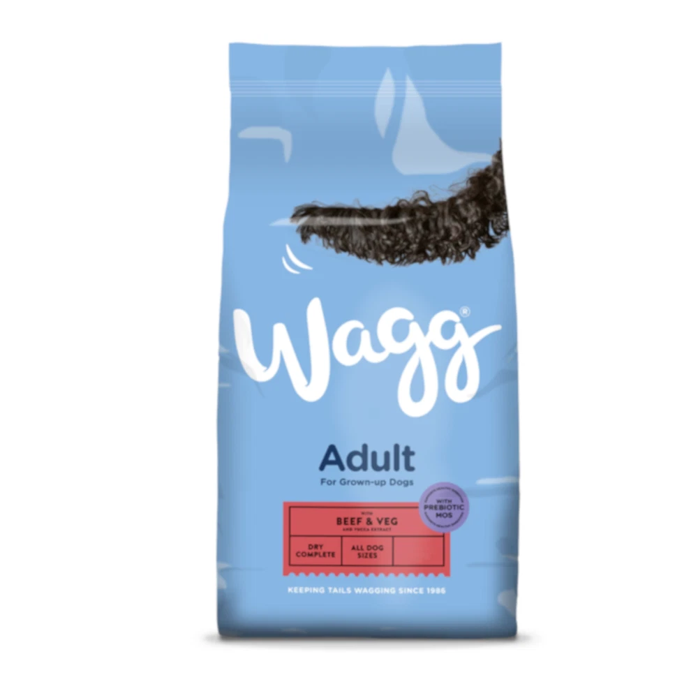 Wagg Adult Complete With Beef & Veg And Yucca Extract Dry Dog Food 12kg Bag