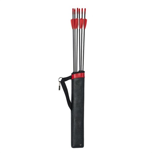 Archery Arrow Quiver 2 Tube Waist Holder Straps Bag Belt Clip Bow Hunting Target - Picture 18 of 21