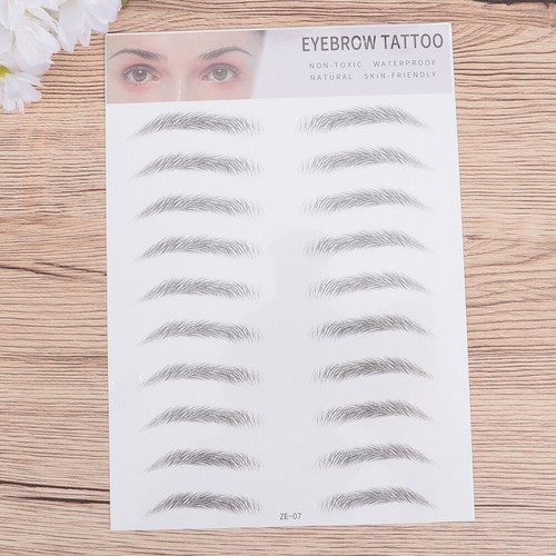 Artificial Eyebrow Makeup Eyes Brown Natural Simple 3d Brow Stickers - 第 7/12 張圖片