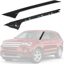 Pair Left Side Windshield A-Pillar Molding Trim for 11-19 Ford Explorer 926-450