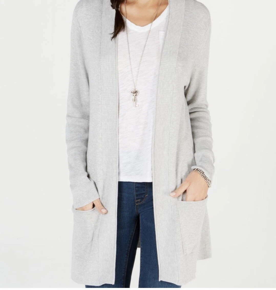 Thermal cardigan clearance womens