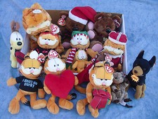 W-F-L TY Beanie Garfield Odie Pooky Luca Auswahl verschiedene Gr&ouml;&szlig;en Katze