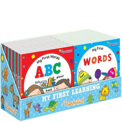 Single Book Early Learners Board Books, 4 Asstd.