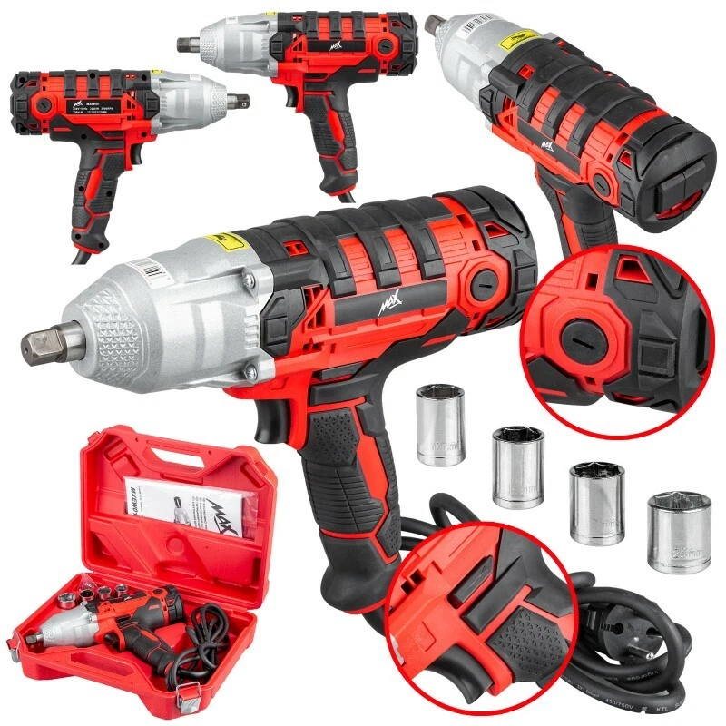 1/2'' ELEKTRO SCHLAGSCHRAUBER 450W 4 NÜSSE 230V MIT KOFFER 750NM