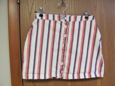 Junior's Forever 21 Striped Skirt - Size Medium. 