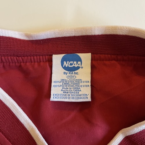 Chaqueta ALABAMA Carmesí Marea Hombres M Pullover Etiqueta NCAA Rojo Satinado Raro KA Inc De Colección - Imagen 2 de 13