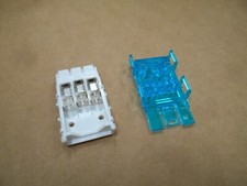 POWER CONNECTOR 600VAC 15A BLUE/WHITE MOLEX FREE SHIPPING