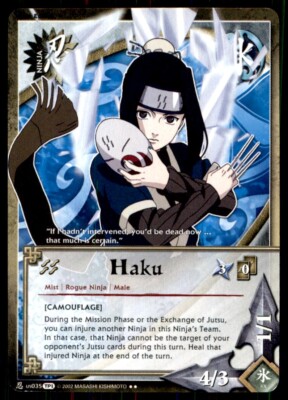 Naruto CCG Haku #US035 Near Mint | eBay
