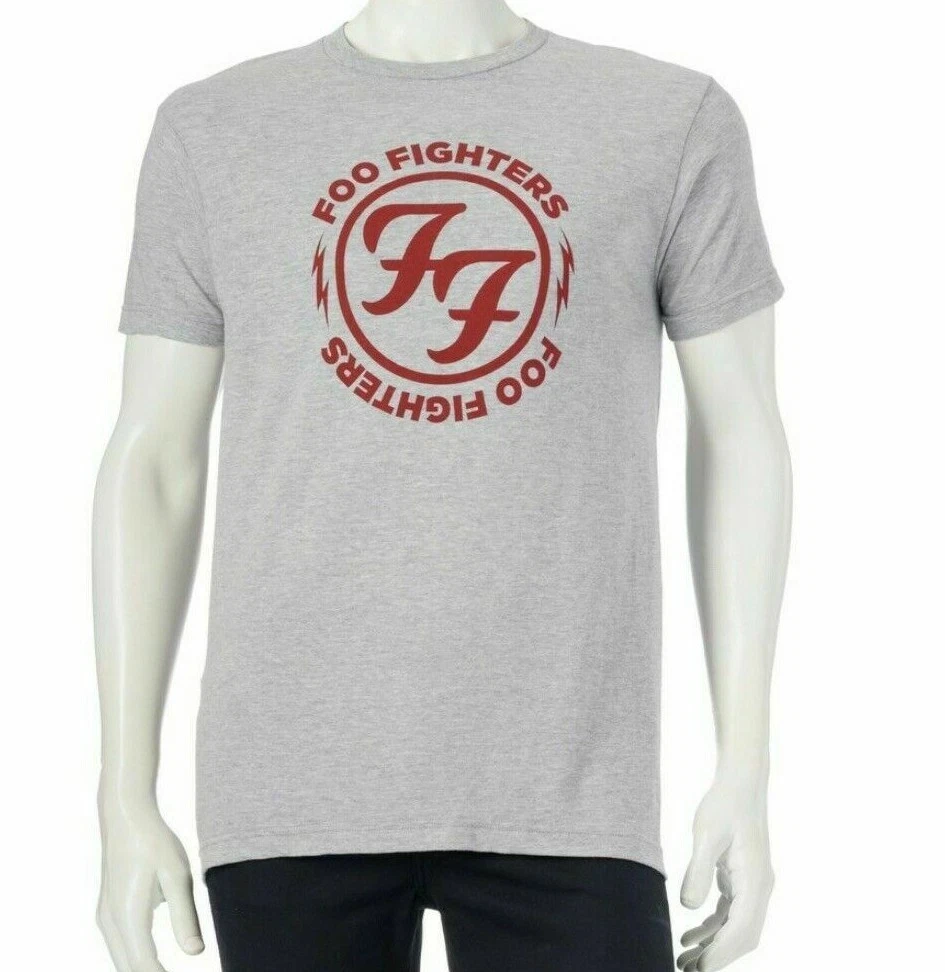 Foo Fighters U00b7 Foo Fighters Unisex Stone Wash Pullover Hoodie: Everything Or Nothing At All Logo (Charcoal Grey) (Hoodie) [size XL] (2024