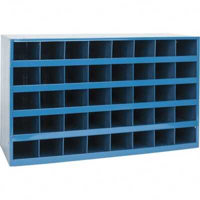 Durham 337-04 Open Bin Shelving: 40 Hole, for Bin Size 35-1/4'' x 12-1/2'' x 21''