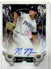 2019 Topps High Tek Nick Margevicius #HTA-NM RC Auto San Diego Padres Rookie