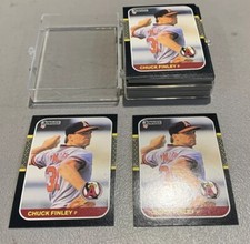56 ct lot 1987 Donruss #407 Chuck Finley RC