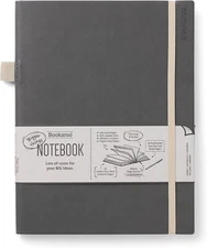 IF Bookaroo Bigger Things Notebook Journal - Charcoal,Blank Diaries & Journals