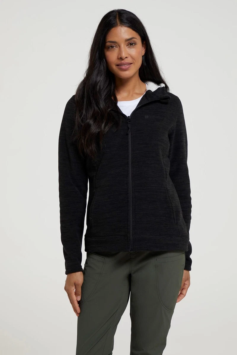 Mountain Warehouse Womens Snowdonia Hoodie Ladies Fleece Warm Soft Jacket Coat