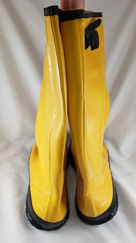 Rain Boots Overshoes Galoshes Size 7 Mens Yellow LaCrosse Brand Good Condition - Picture 6 of 16