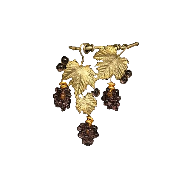 MICHAEL MICHAUD WILD GRAPE VINE BROOCH 6238 BZ | eBay