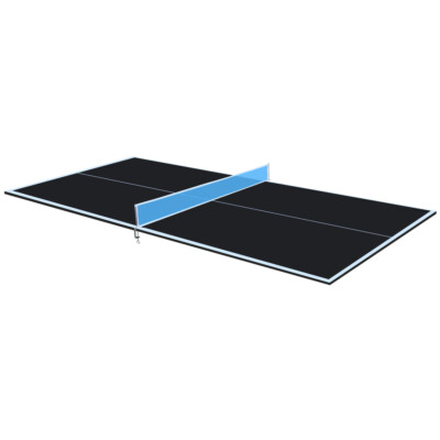 8ft Mid-Size Ping Pong Conversion Top Foldable & Portable Table Tennis Table Top