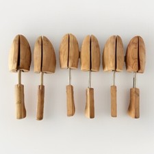 Lot of Wooden Vintage Shoe Trees - 3 pairs