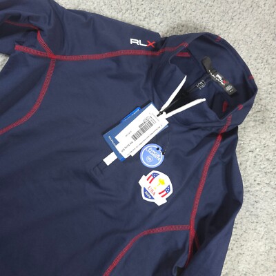 RLX Ralph Lauren Golf Pullover USA Ryder Cup 2020 L/S Womans Small NWT $145