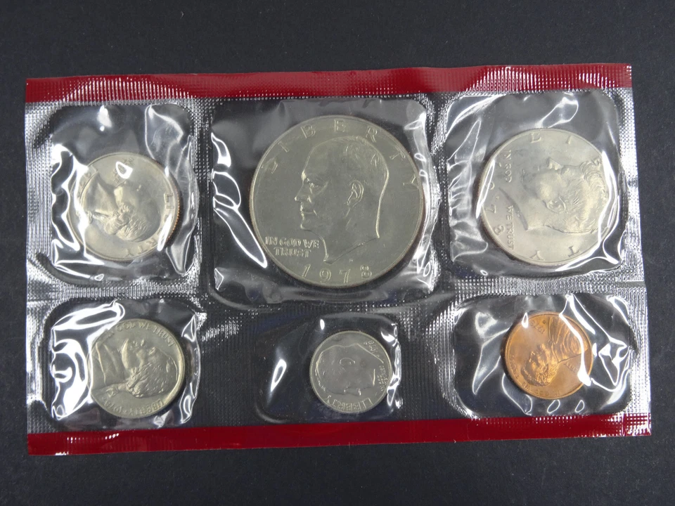 (5) 1978 P & D US Mint Uncirculated Sets 60 Coins OGP Original Envelopes - Image 3 of 4