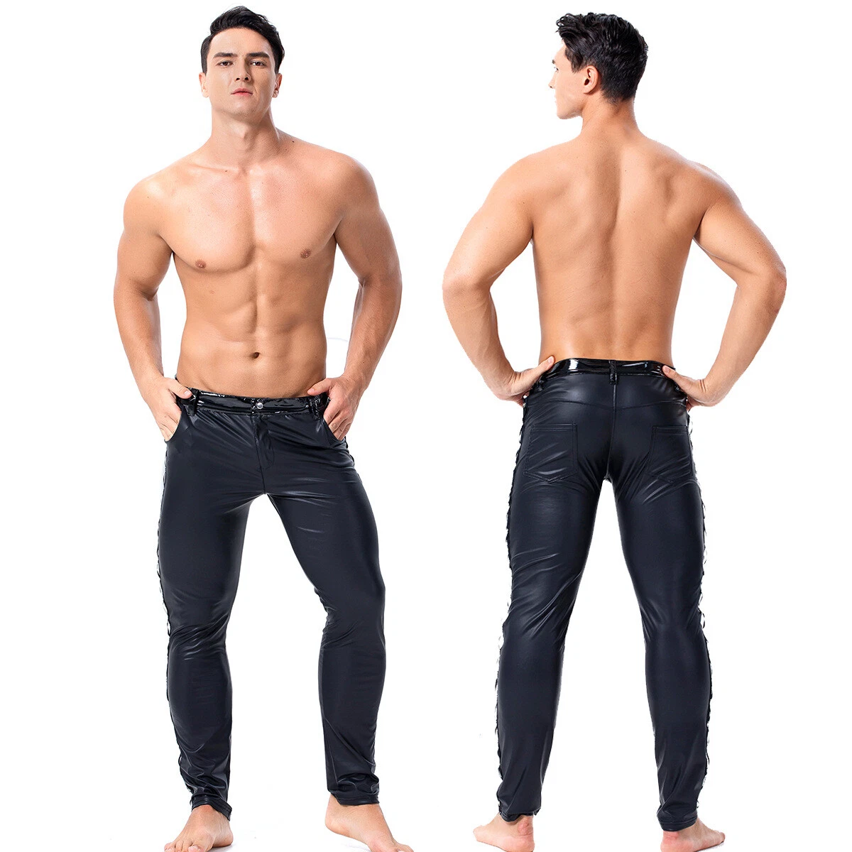 Hot men in deals leather pants
