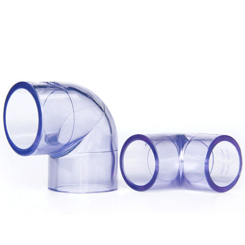 Transparency PVC Pipe Connector Water Tube Adpater Hose Fitting 20-110mm Diamter - Picture 27 of 40