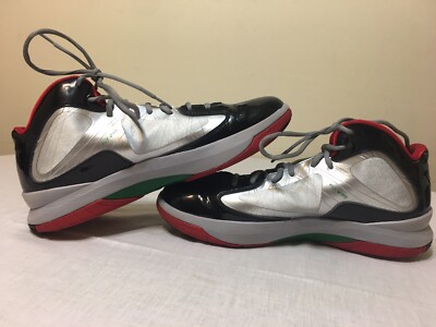 Air Jordan Aero Flight Flywire Shoes Black/silver 524959-084 Men