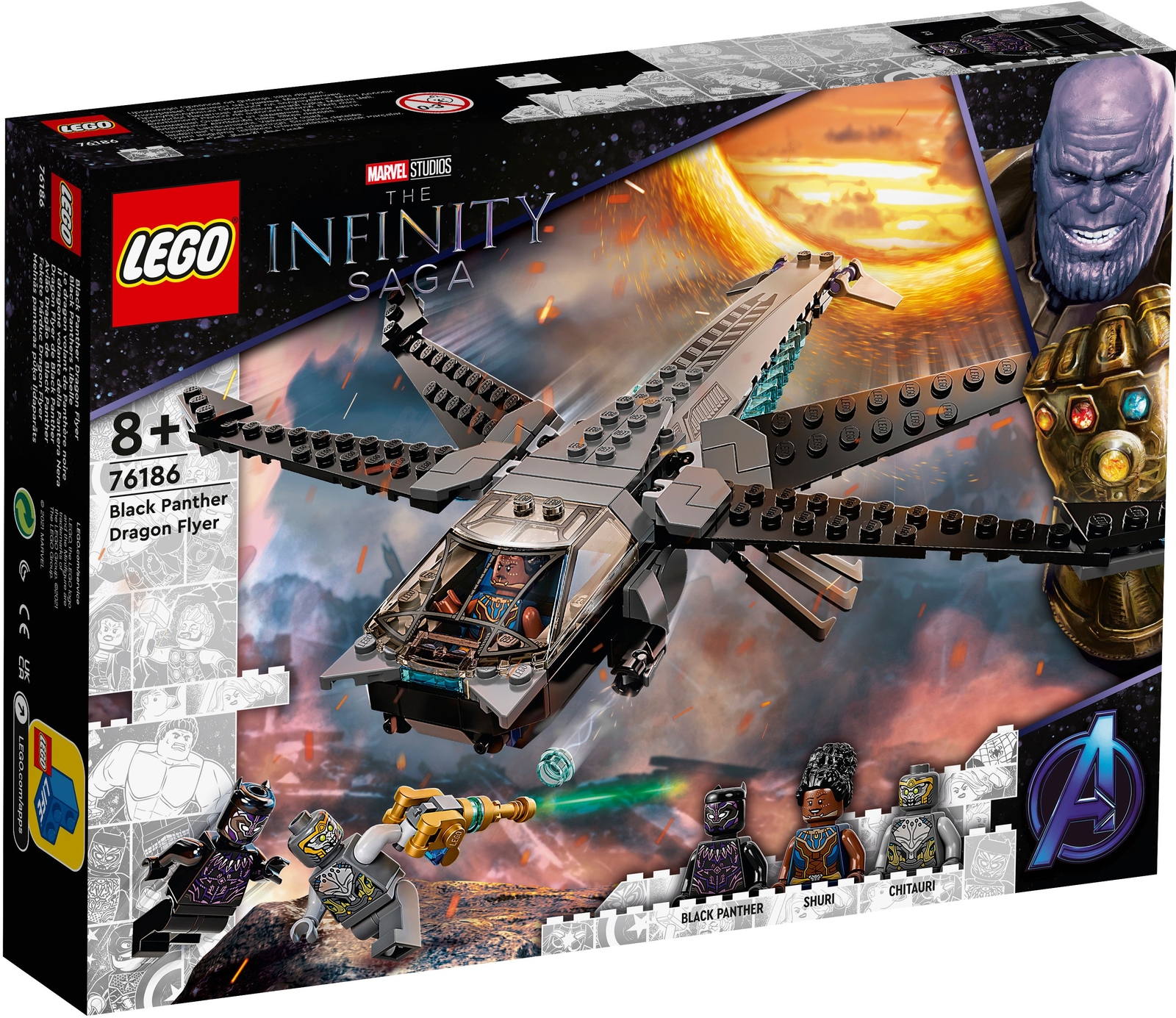 LEGO Marvel Super Heroes Infinity Saga 76186 Black Panthers Libelle NEU & OVP - Bild 17
