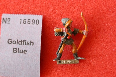 Citadel Games Workshop Silvan Wood Elf Archer Elves 1985 Bow LoTR Variant Rings