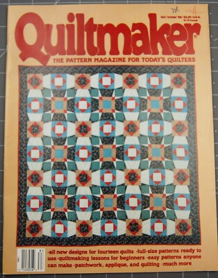 Vintage Quiltmaker Magazine Quilting  Fall/Winter  1988 Vol 7 #2