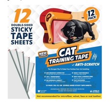 Cat Training Tape Anti-Scratch 12 Pack Furniture Protector  Small Animal Bed