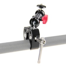 CAMVATE Super Crab Clamp w/ 1/4"-20 Ball Head Mount For DSLR Camera Monitor