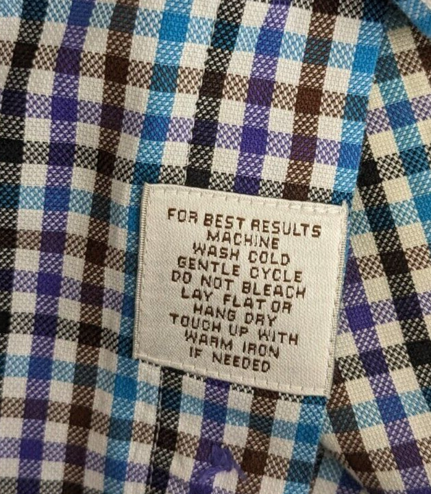 Men's "Peter Millar" Multi Colored Checked Long S… - image 4