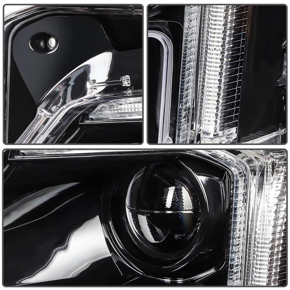 Par de faros proyectores LED con LED DRL para Chevy Chevrolet Traverse 2022-2023 Foto 3 de 4