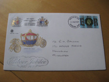 FIRST DAY COVER GB QUEEN ELIZABETH II SILVER JUBILEE 1977