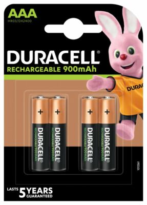 4 x Duracell Recharge Ultra Power Akkus Accus AAA Micro 900 mAh Duralock