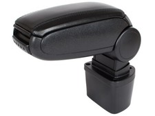 ARMLEHNE MITTELKONSOLE MIT MONTAGESATZ SCHWARZ ECO-LEDER FÜR NISSAN JUKE 2010-