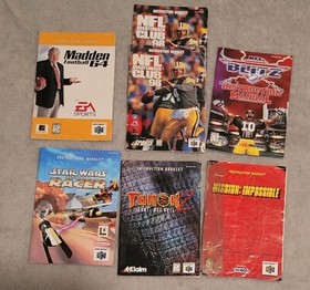 Nintendo Lot of NES/SNES/64/GameCube/Gameboy poster, Manual, Demo And More
