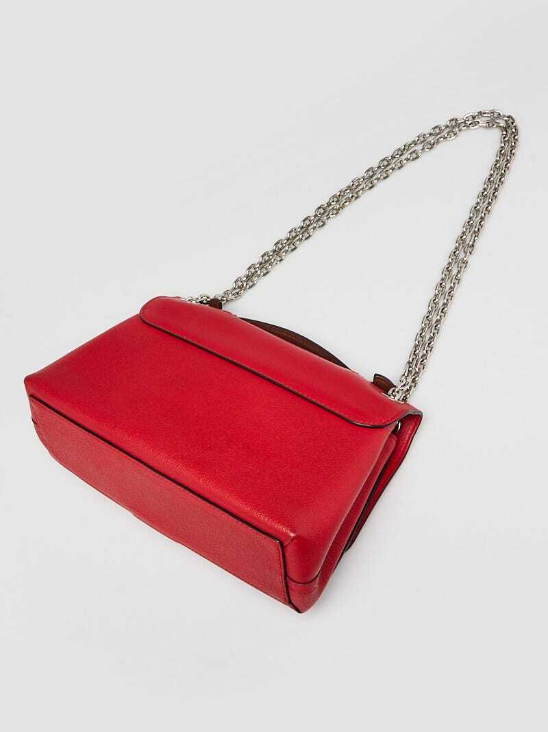 Louis Vuitton Rubis/Blue Monogram Leather Very Chain Bag image 3