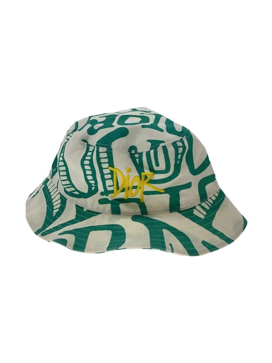 Chapeau Christian Dior seau M coton vert homme occasion
