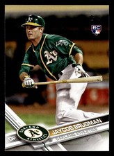 2017 Topps Update - #US187 Jaycob Brugman RC - Oakland Athletics