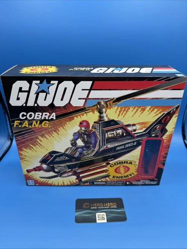 Hasbro GI Joe Retro Collection Cobra F.A.N.G. Copter & Pilot Exclusive 3.75 inch
