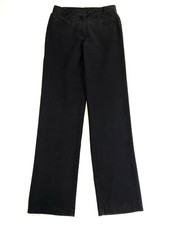 Lands End Chino Cotton Blend Pants Women's Size 2 P - Straight Leg Navy Blue