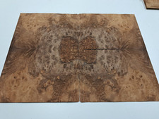 Burr Walnut Veneer - 4 NATURAL WOOD SHEETS - 240mm x 180mm