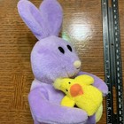 Lilac Bunny Rabbit  With Chick Plush 7” GAC 1999 Easter Stuffed Animal — photo 3