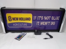 New Holland Agriculture LED Display lighted sign lightbox Wall hanging Light
