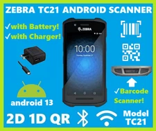 ✅Zebra TC21 / TC26 / TC20 Wireless Android Handheld 2D/1D/QR Barcode Scanner!🔥⭐