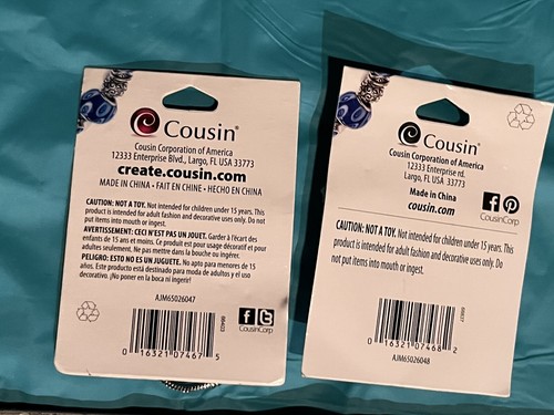 2 New Cousin Jewelry Bracelets And Beads That Were Removed From Package - Picture 5 of 6