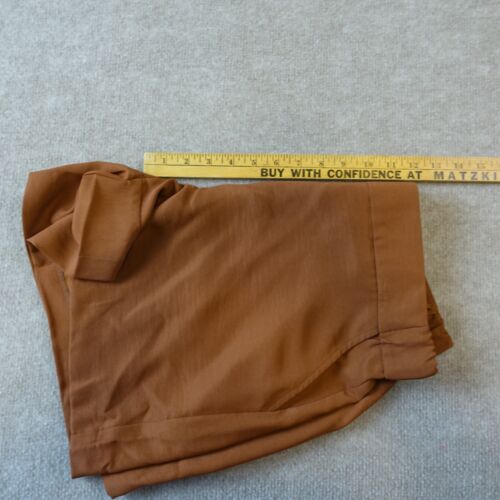 Nine West Mid Rise Shorts Size Large Solid Brown Lightweight Breathable Material - Picture 7 of 14